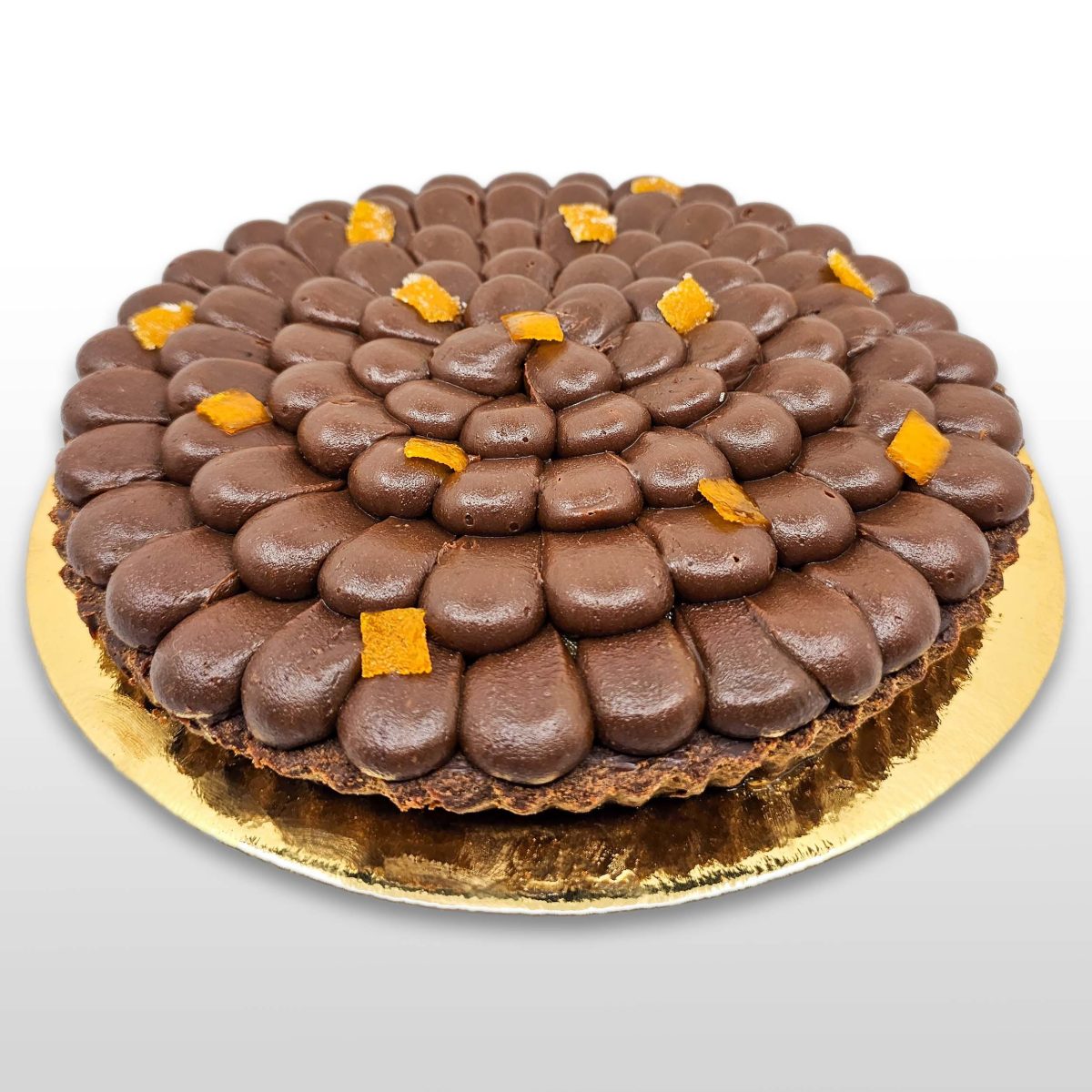 Tarta de chocolate y naranja (5 a 6 porciones)